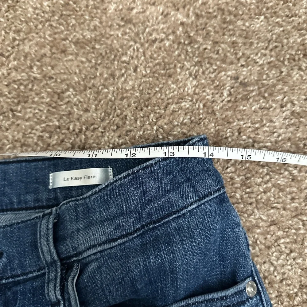 Frame Le Easy Flare Raw Hem Jeans - Picture 5 of 7